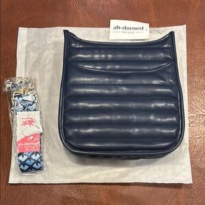 AH-DORNED Sarah Quilted Vegan Leather Messenger Bag